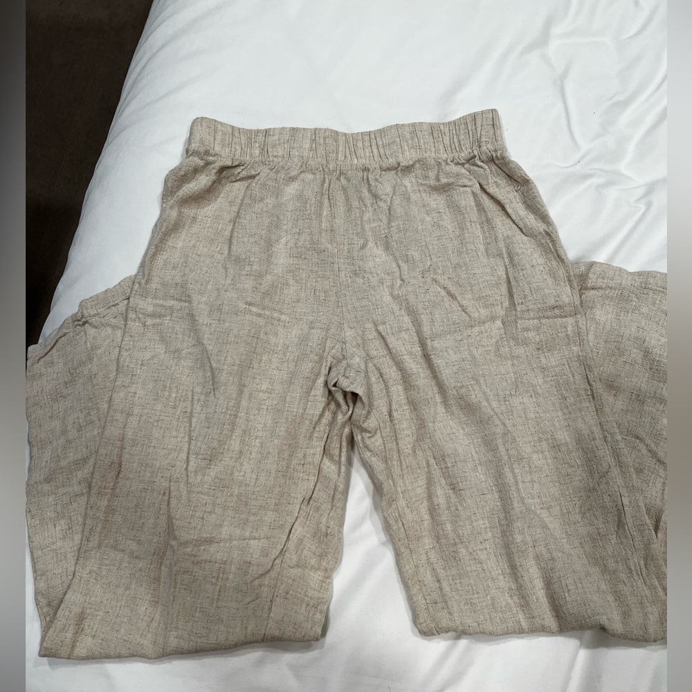 Flowy tan pants